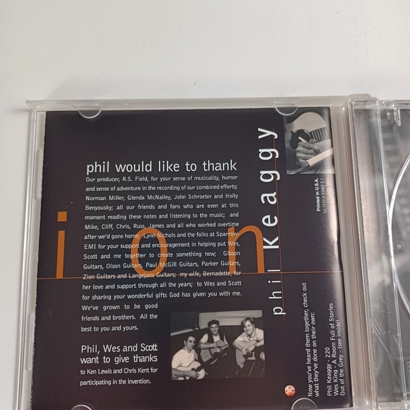 Phil Keaggy, Wes King, Scott Dente CD Invention  -Throwbacks *MINOR WEAR - Picture 8 of 9